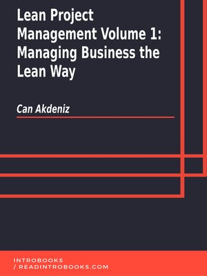 cover image of Lean Project Management Volume 1